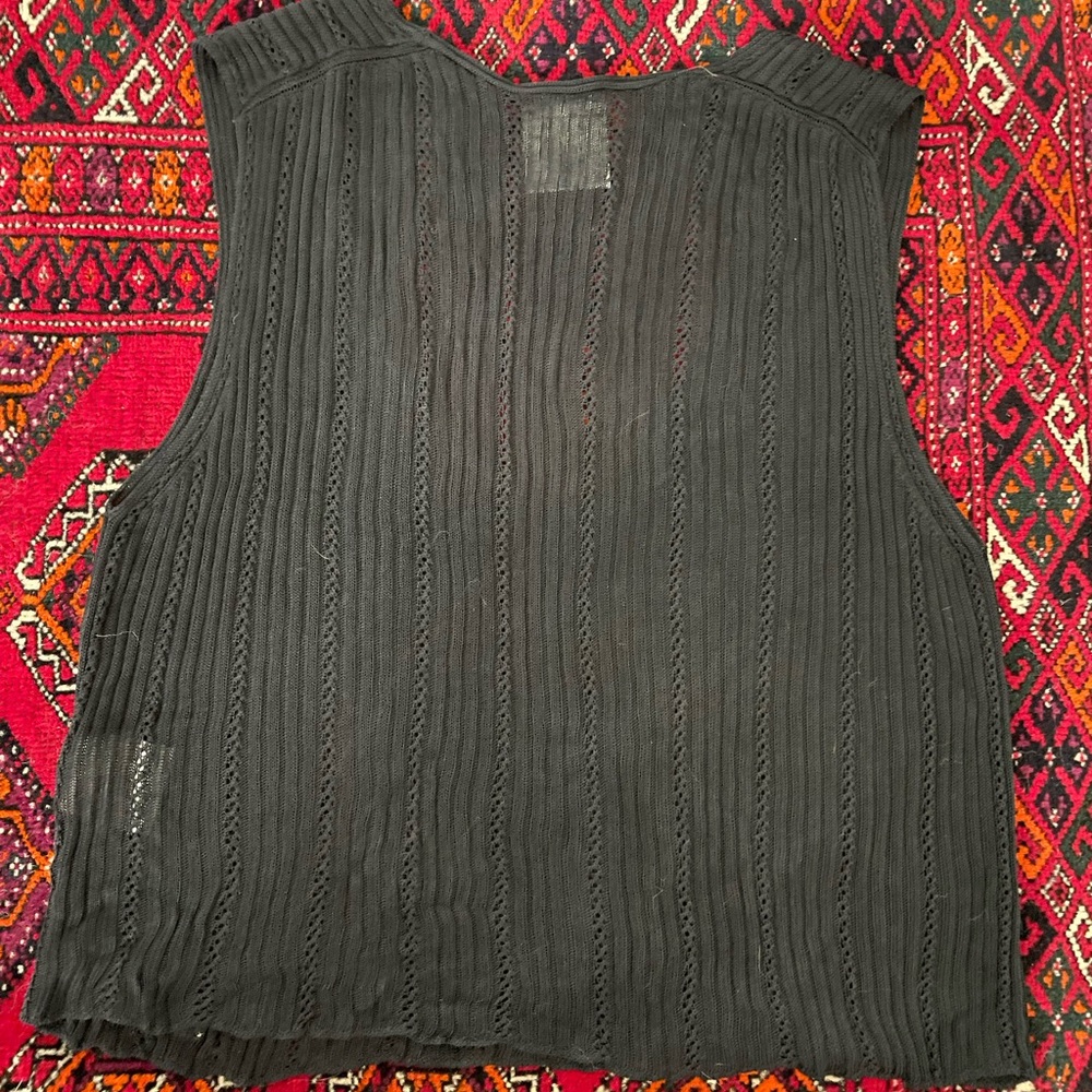 CHANEL BLACK CROP TOP SIZE 38 - Picture 15 of 17